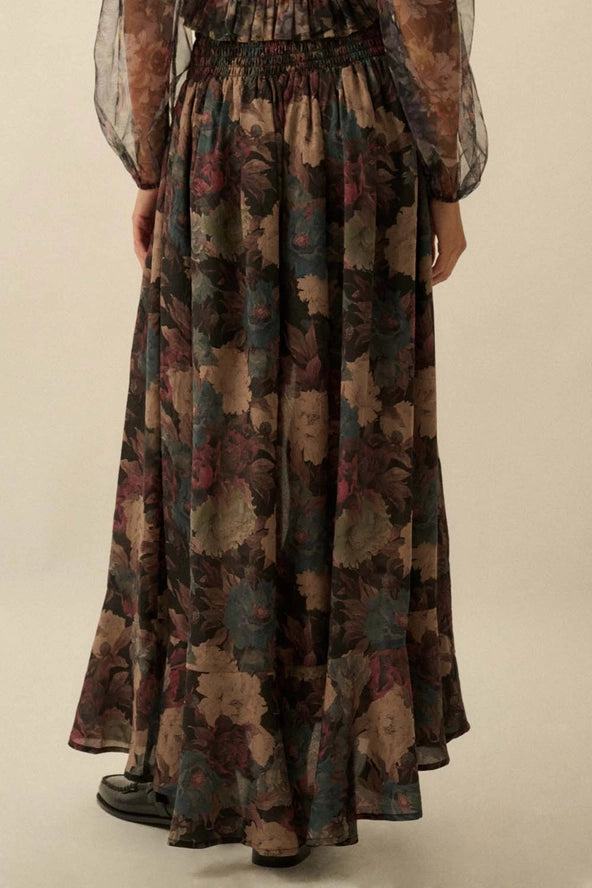 Midnight Garden Maxi Skirt