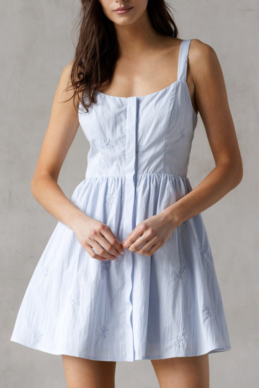 Baby Blue Bows Dress