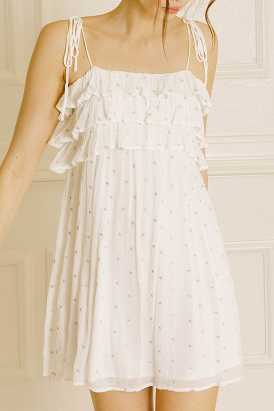 White Starry Dress