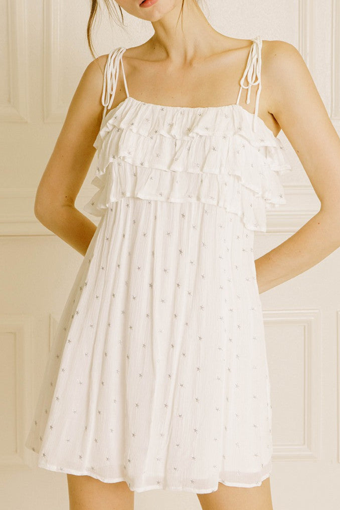 White Starry Dress