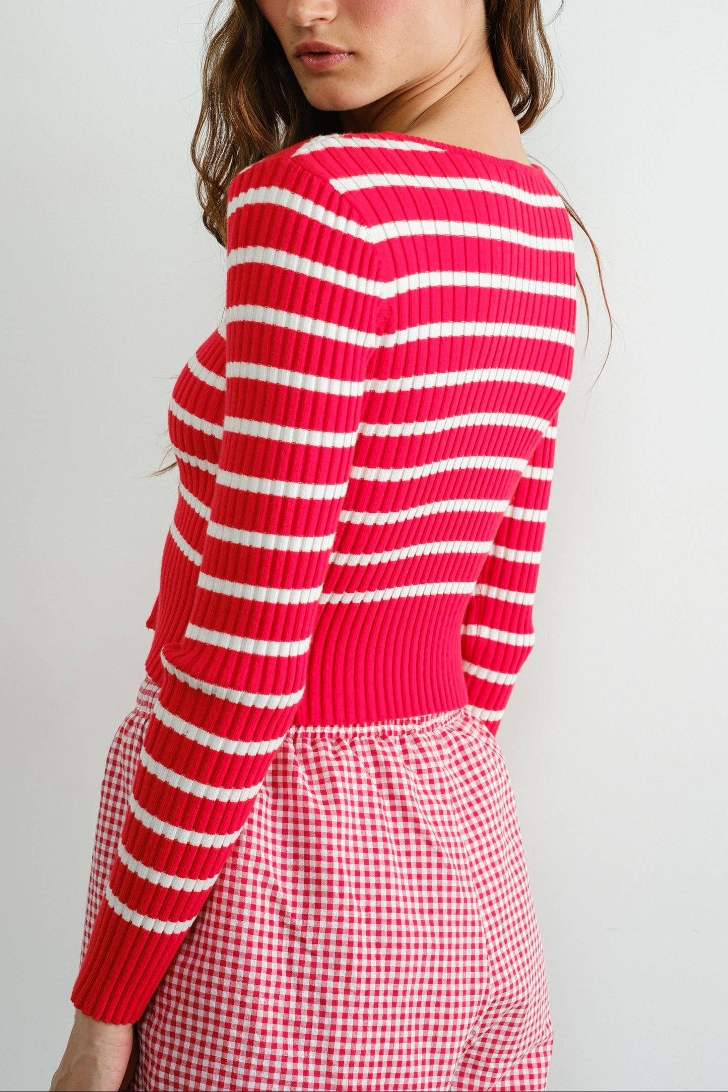 Lovers Striped Cardigan