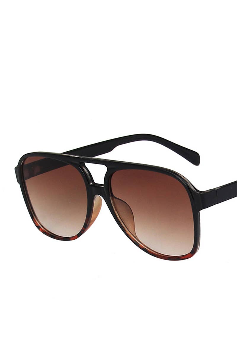 Vintage Double Bridge Aviator Sunglasses