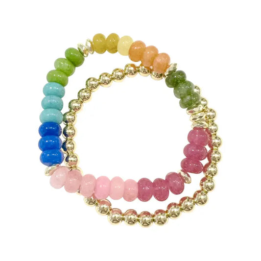 Jamie Bracelet - Bright Rainbow