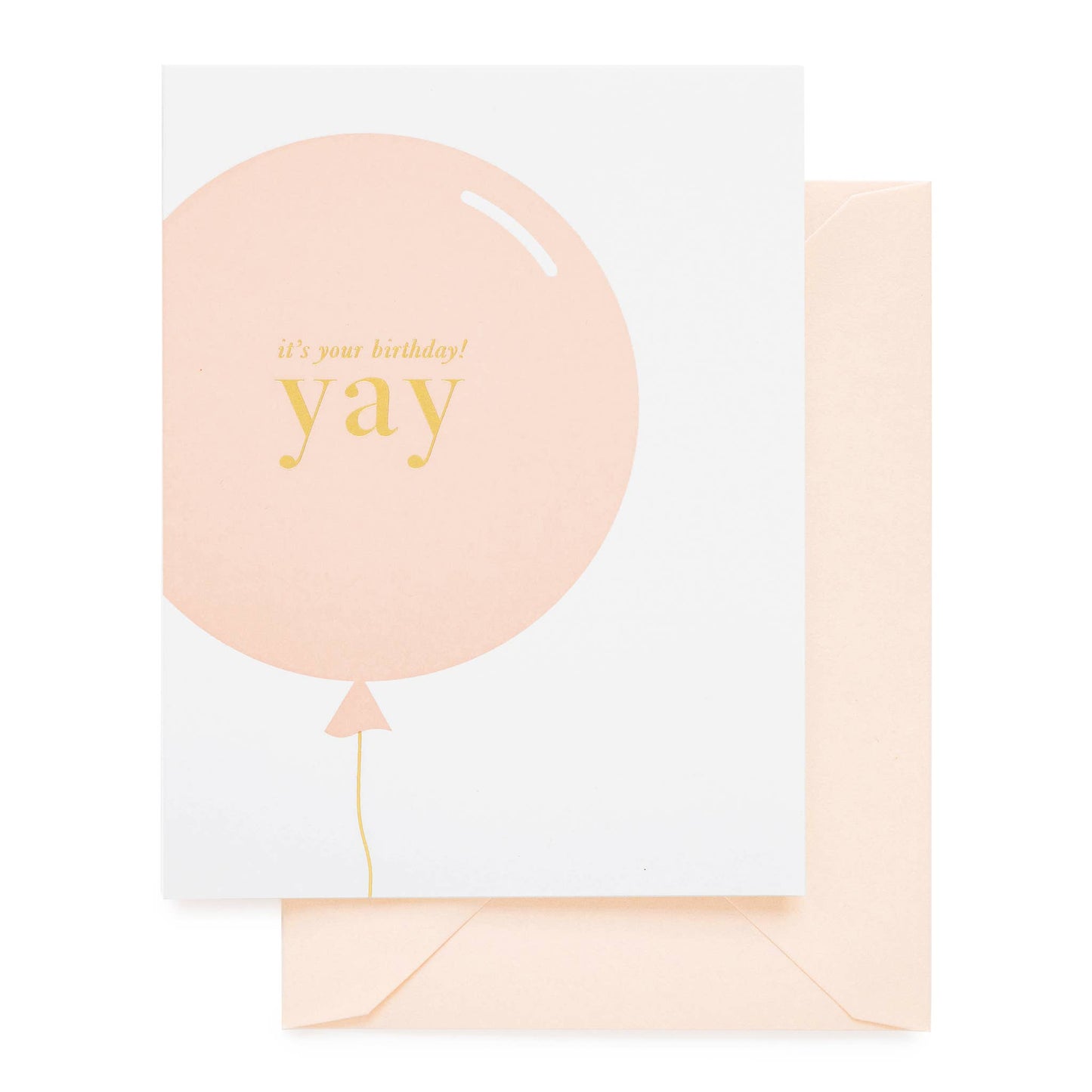 Yay Balloon - Greeting Card