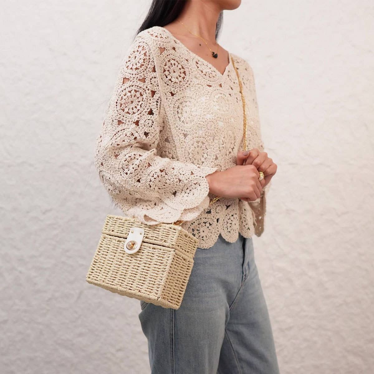 Woven Love Bag