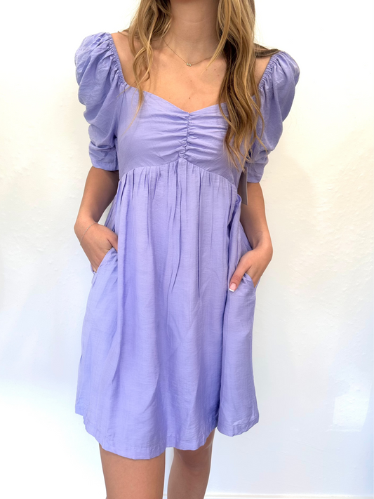 Lavender Babydoll Dress