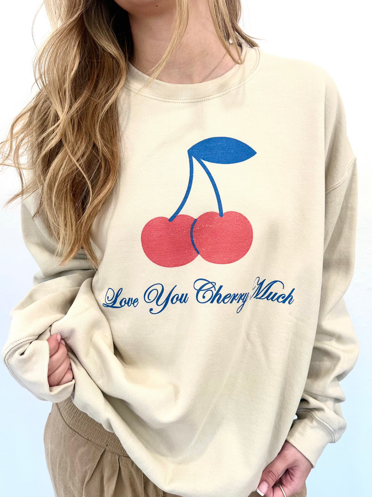 Love You Cherry Much Sweatshirt