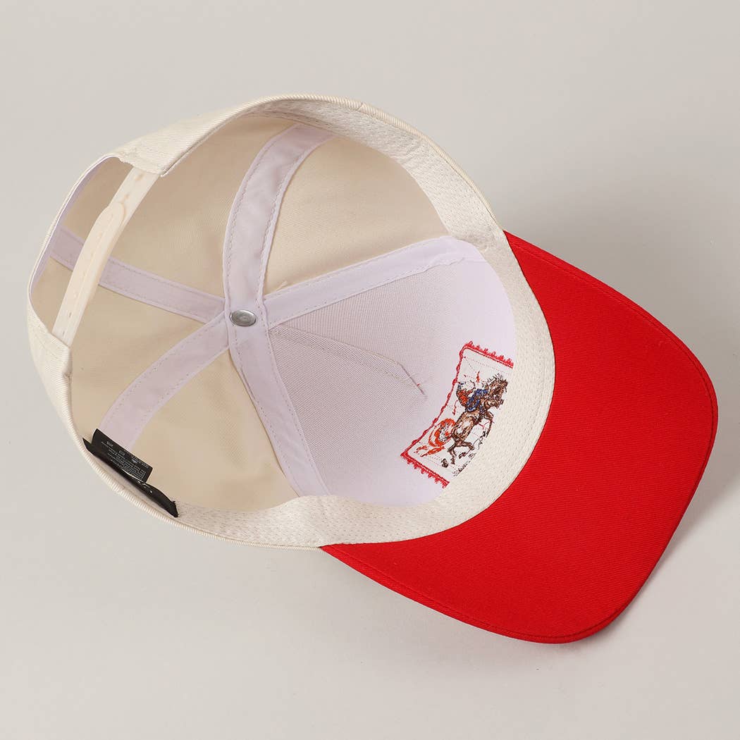 Howdy Cowboy Embroidery Trucker