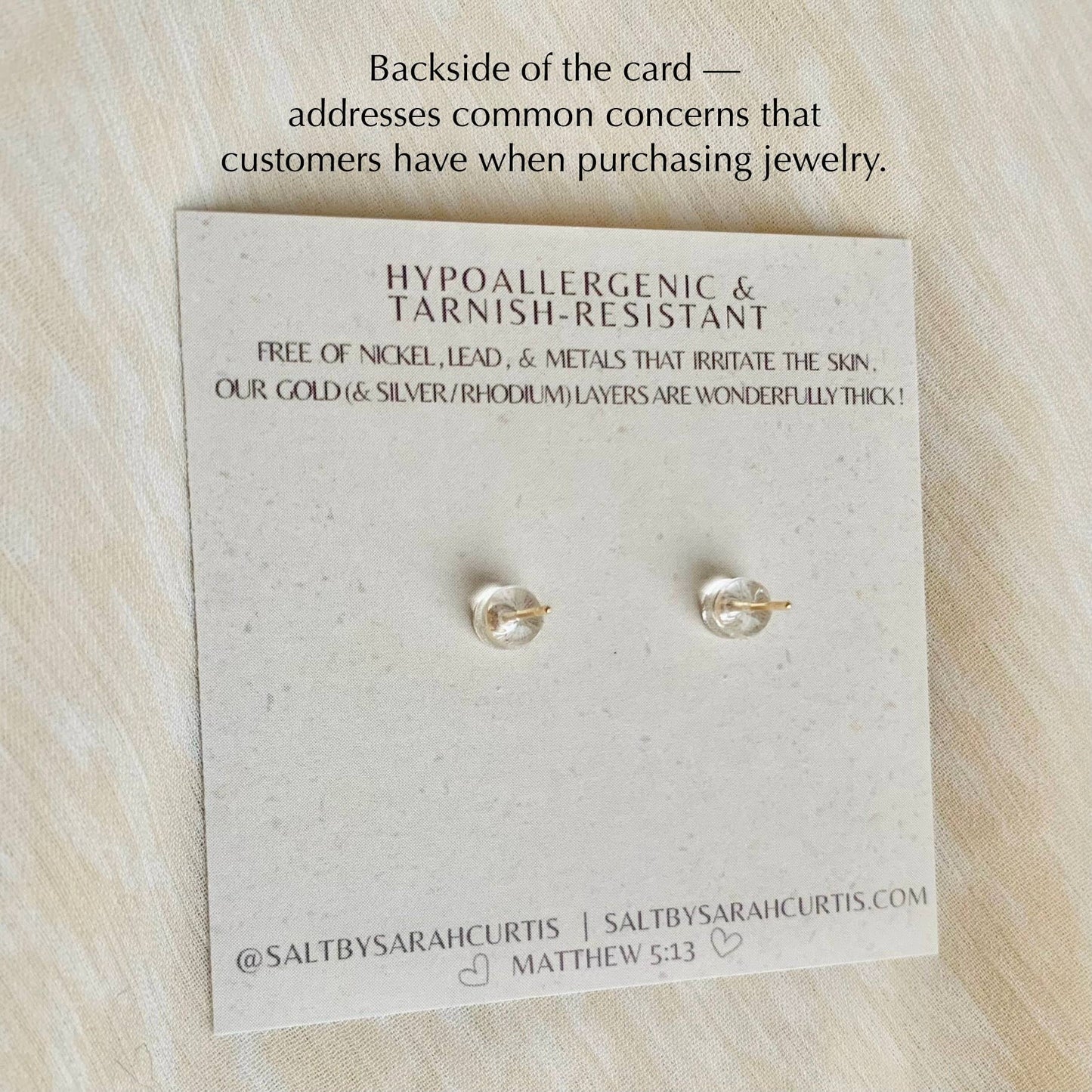 Fan Girl Crystal Studs