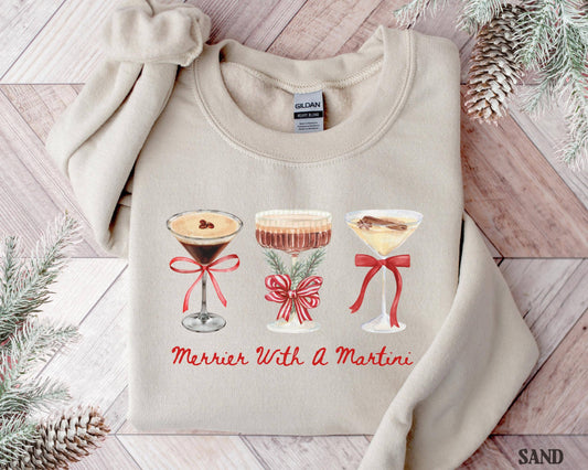 Christmas Martini Crewneck
