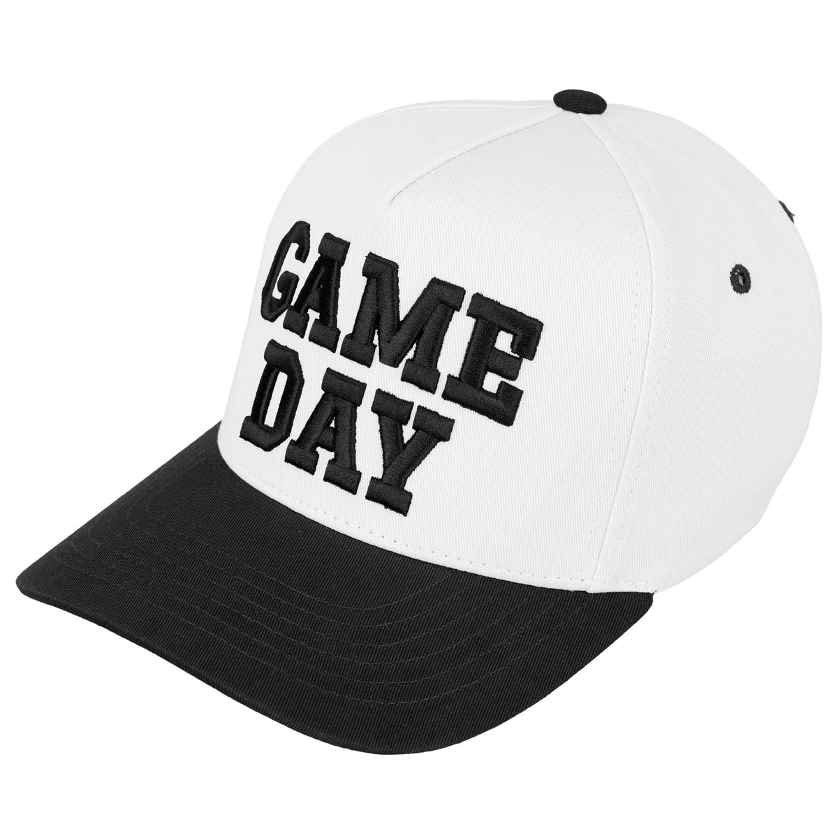 Game Day Canvas Trucker - White
