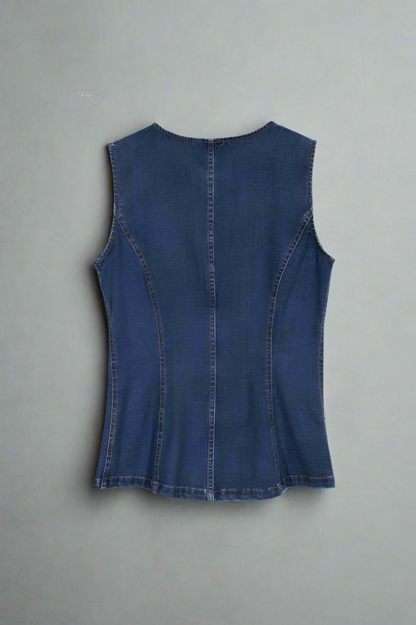 Contour Denim Tank