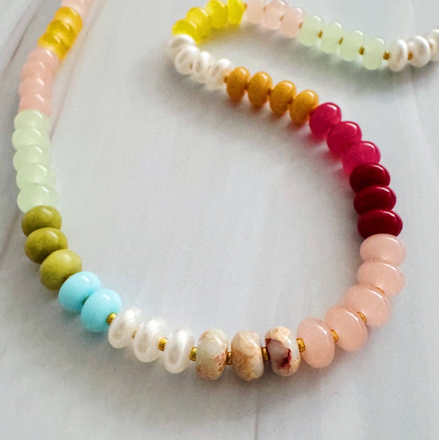 Garden Beaded Necklace