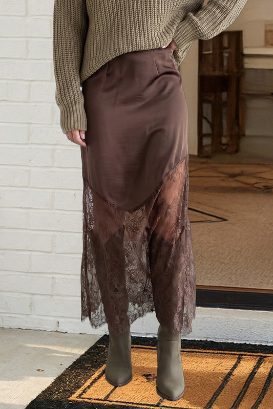 Lorelei Satin Skirt