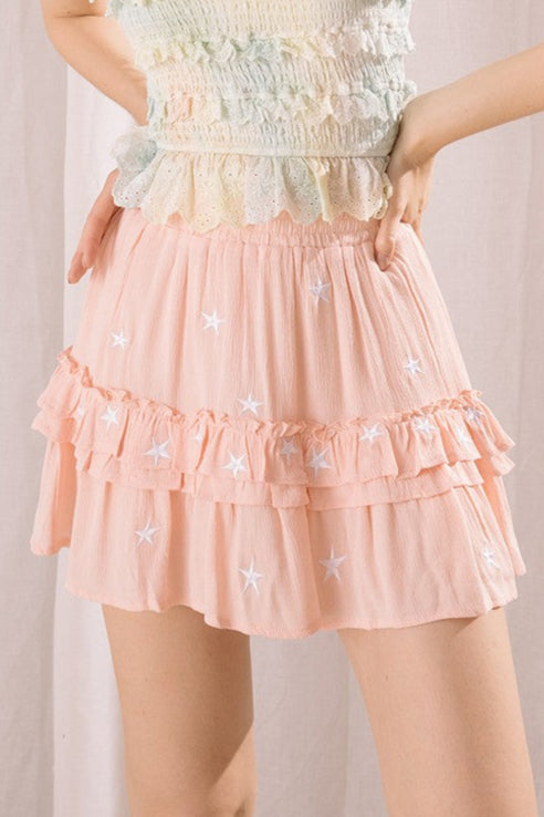 Pink Starry Skirt