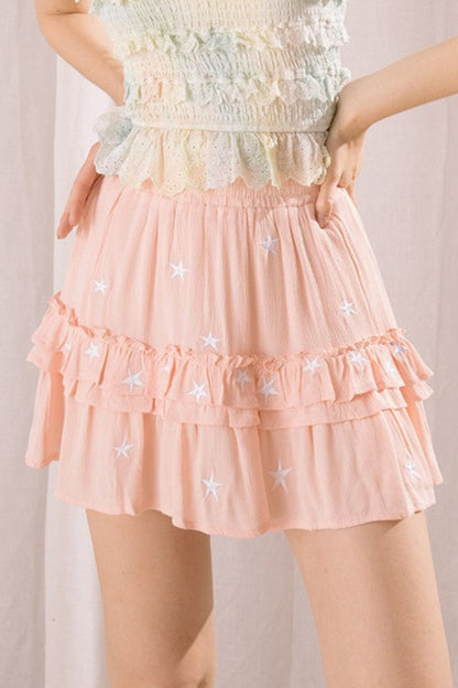 Pink Starry Skirt