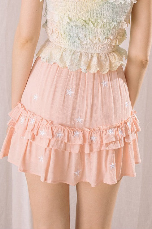 Pink Starry Skirt