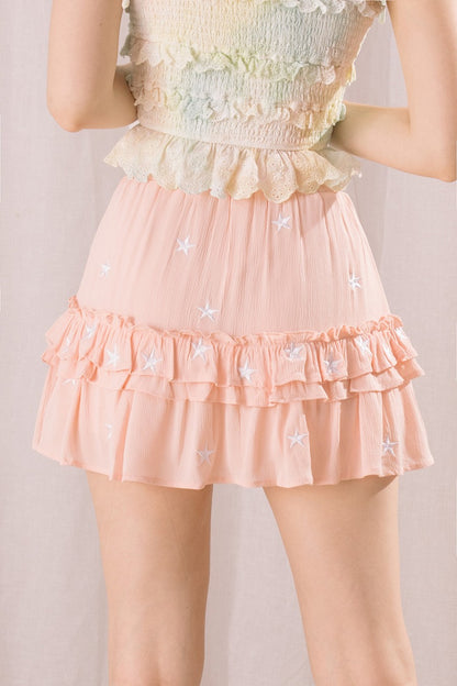 Pink Starry Skirt