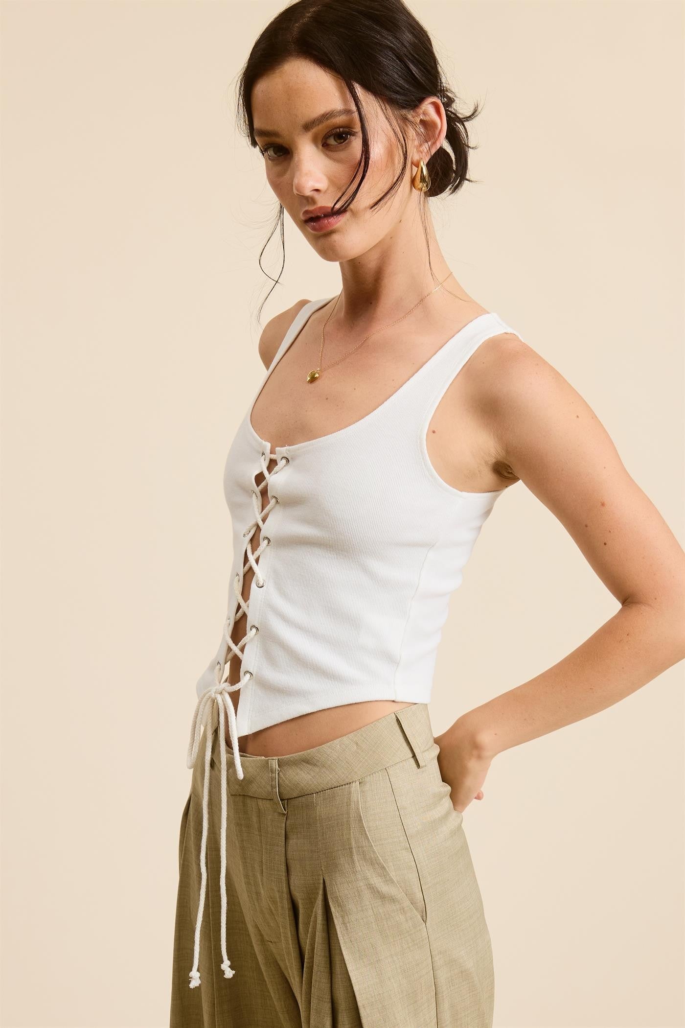 Corset Coast Tank