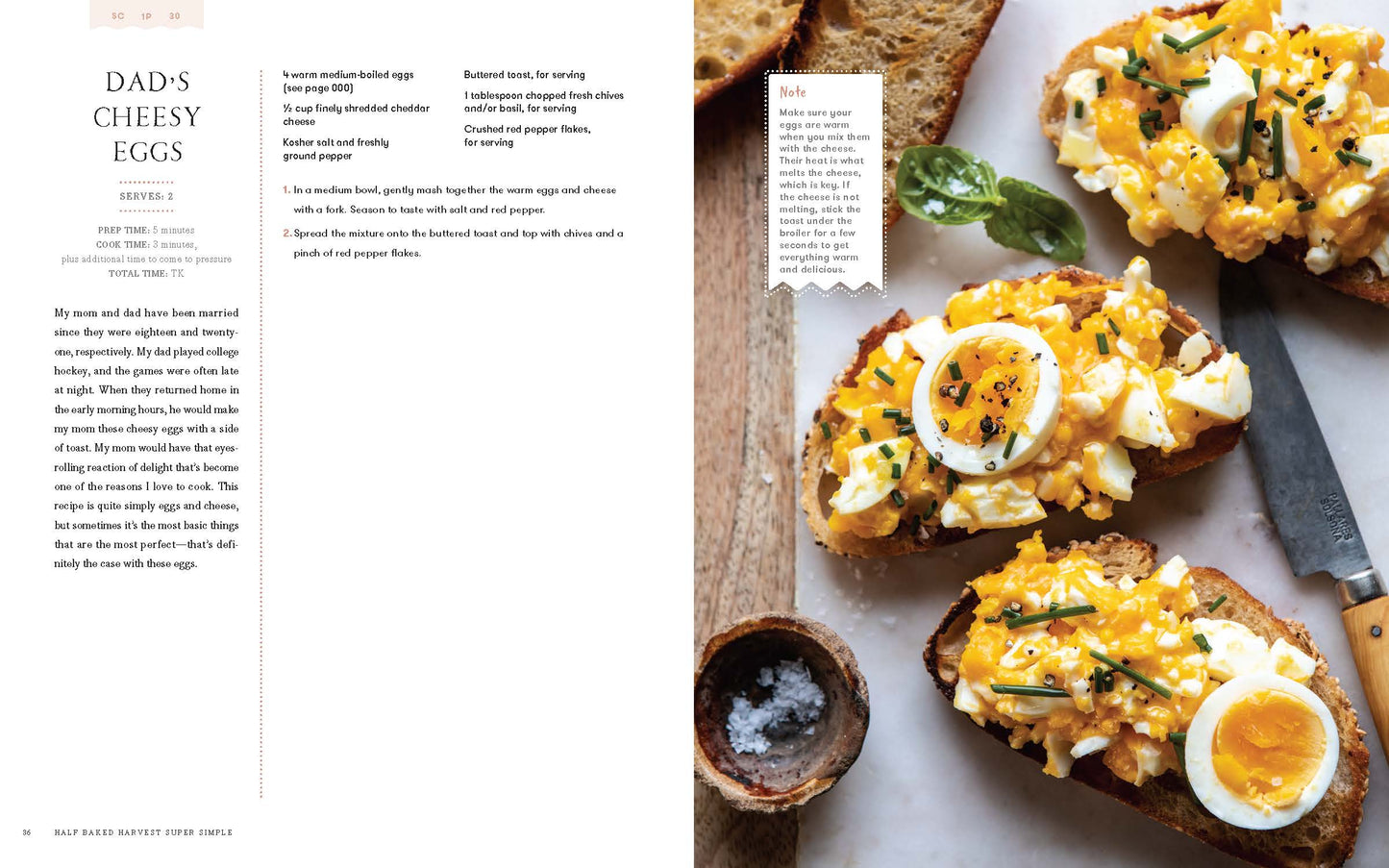Half Baked Harvest Super Simple - Cook Book