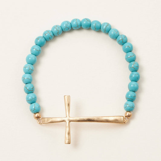 Cross Stretch Bracelet