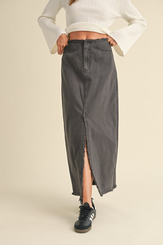 Frey Edge Maxi Skirt