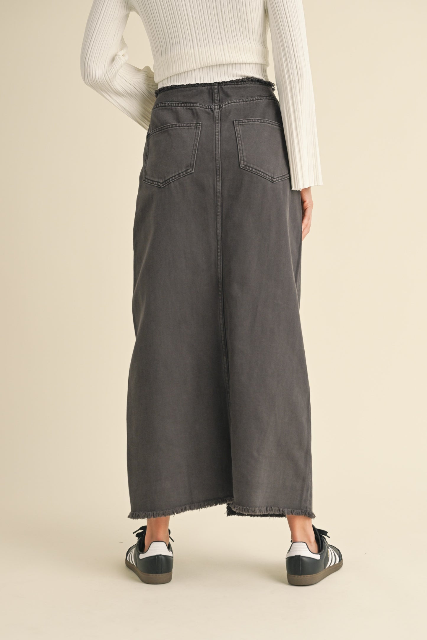 Frey Edge Maxi Skirt