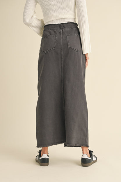 Frey Edge Maxi Skirt