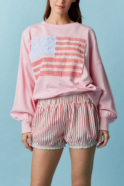 Sweetheart Striped Shorts