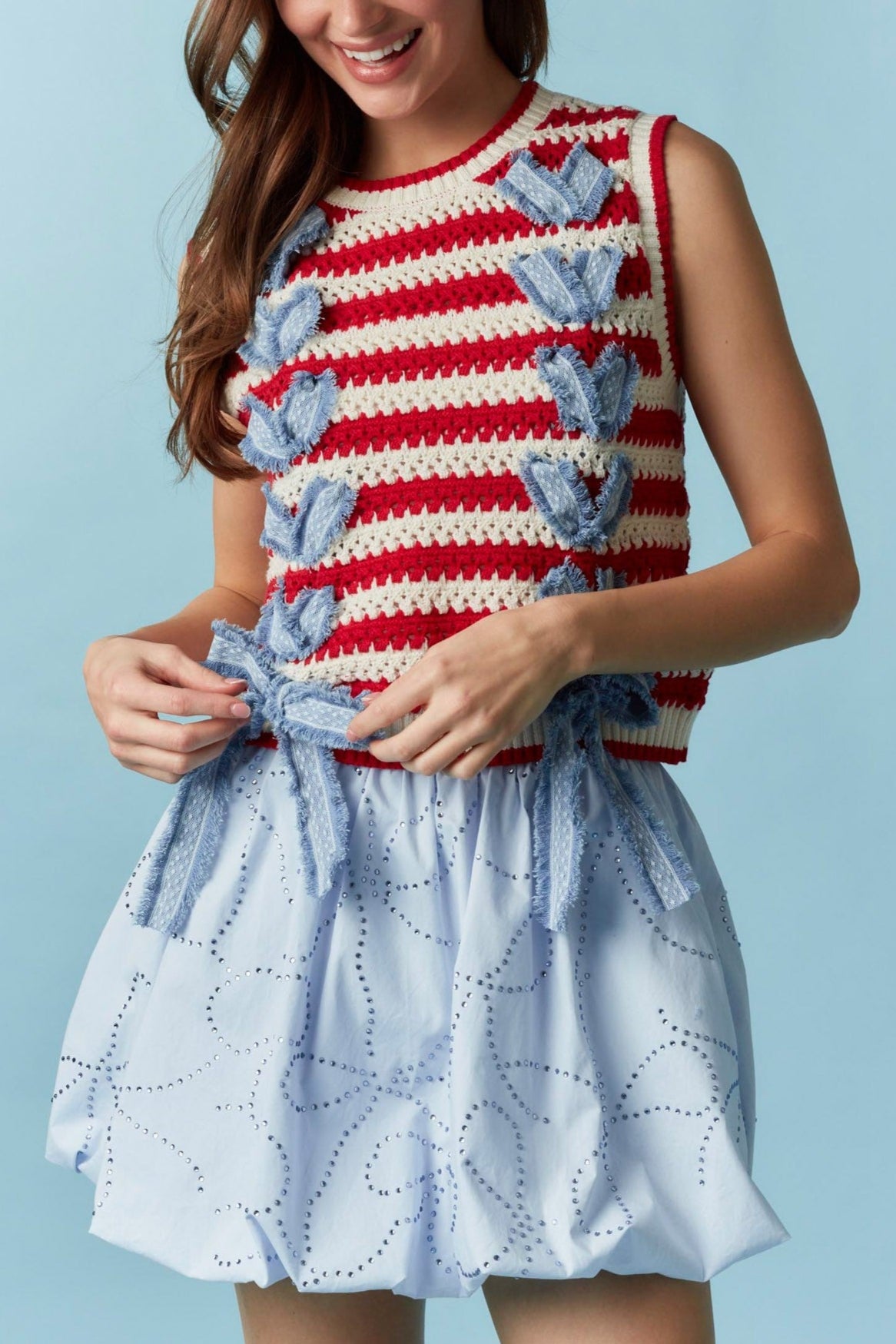 Star-Spangled Stitched Tank