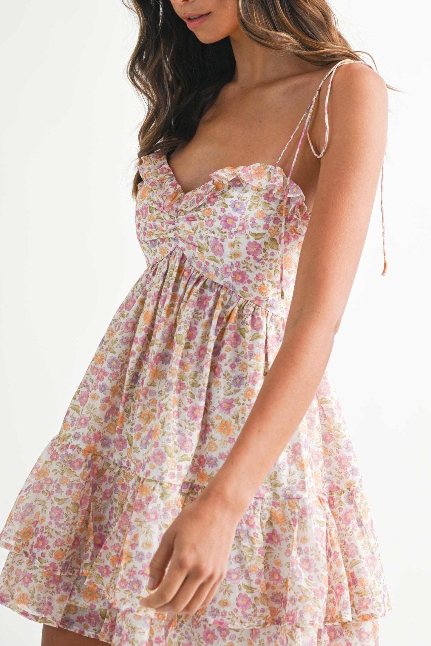 Wildflower Tiered Mini Dress