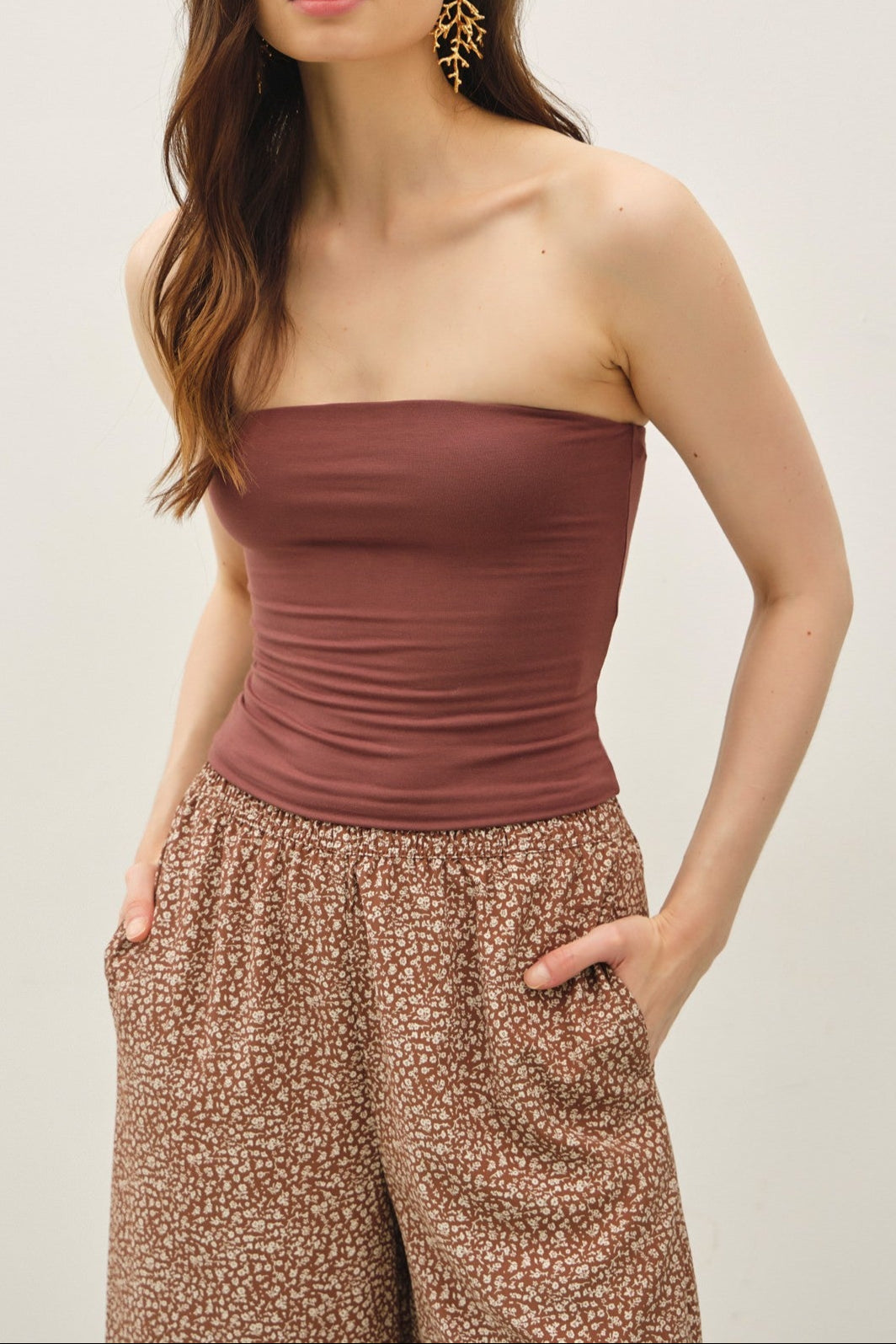 Bandeau Jersey Top
