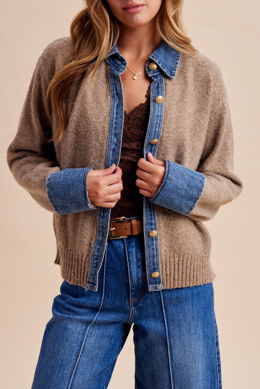 Contrast Denim Jacket