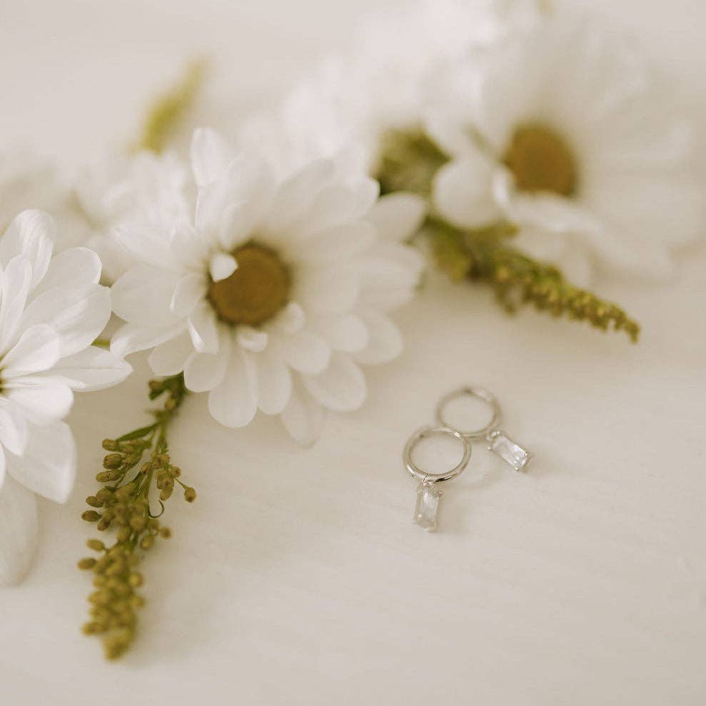 Sophie Baguette Dangle Earrings