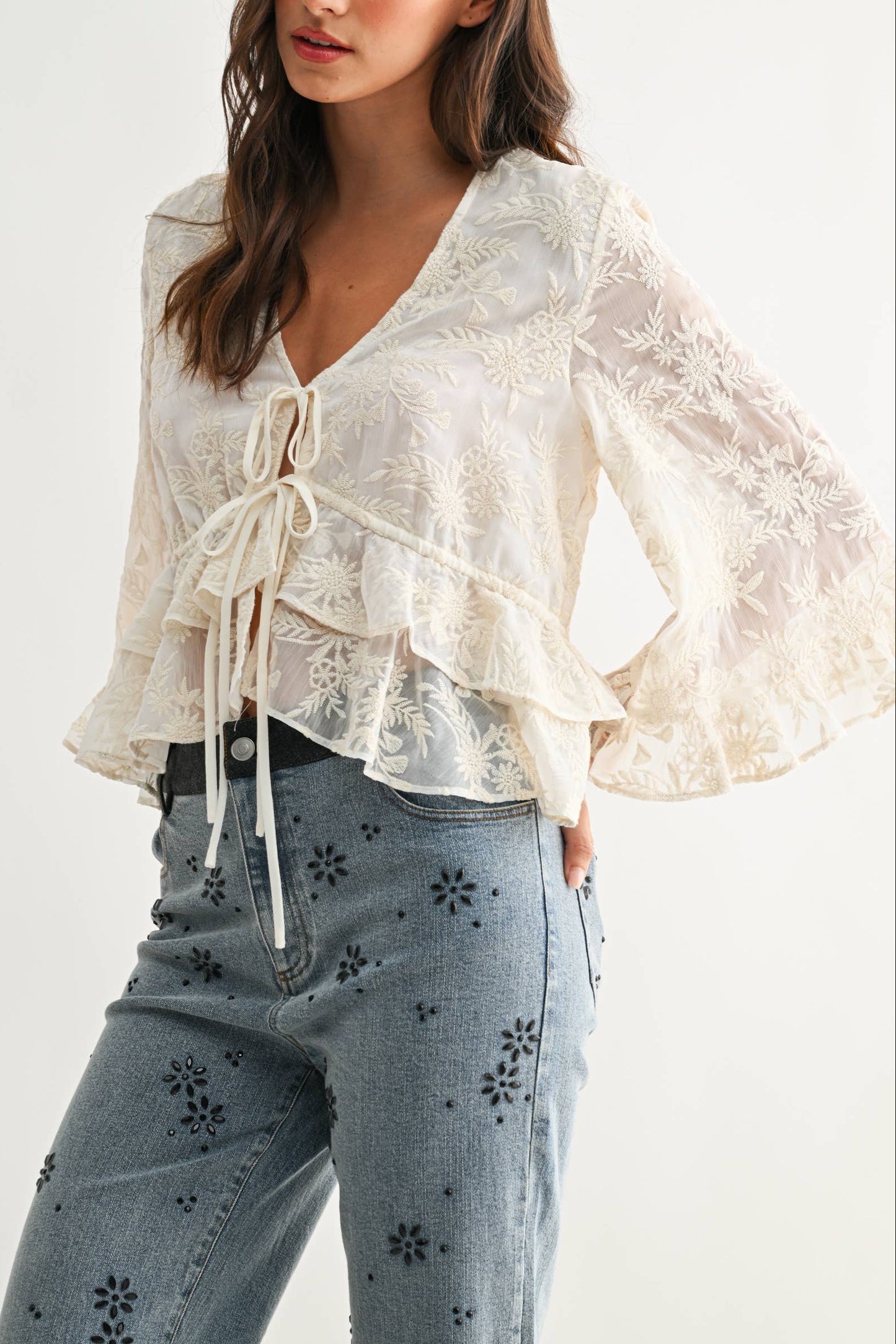 Garden Veil Top