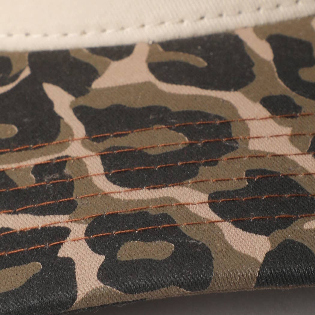 Two Tone Leopard Trucker