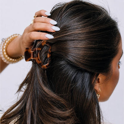 Tortoise Petite Claw Clip