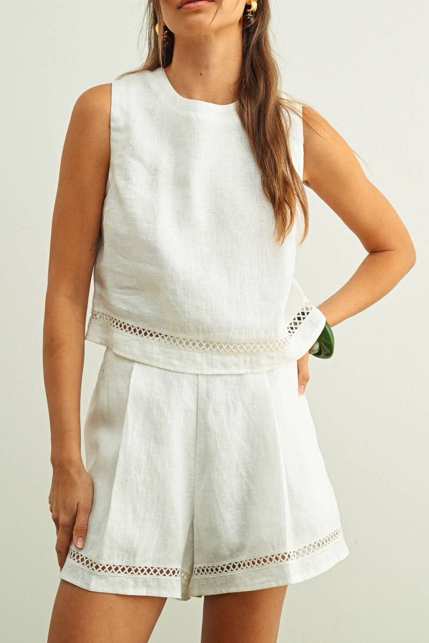 Sea Shell Linen Top