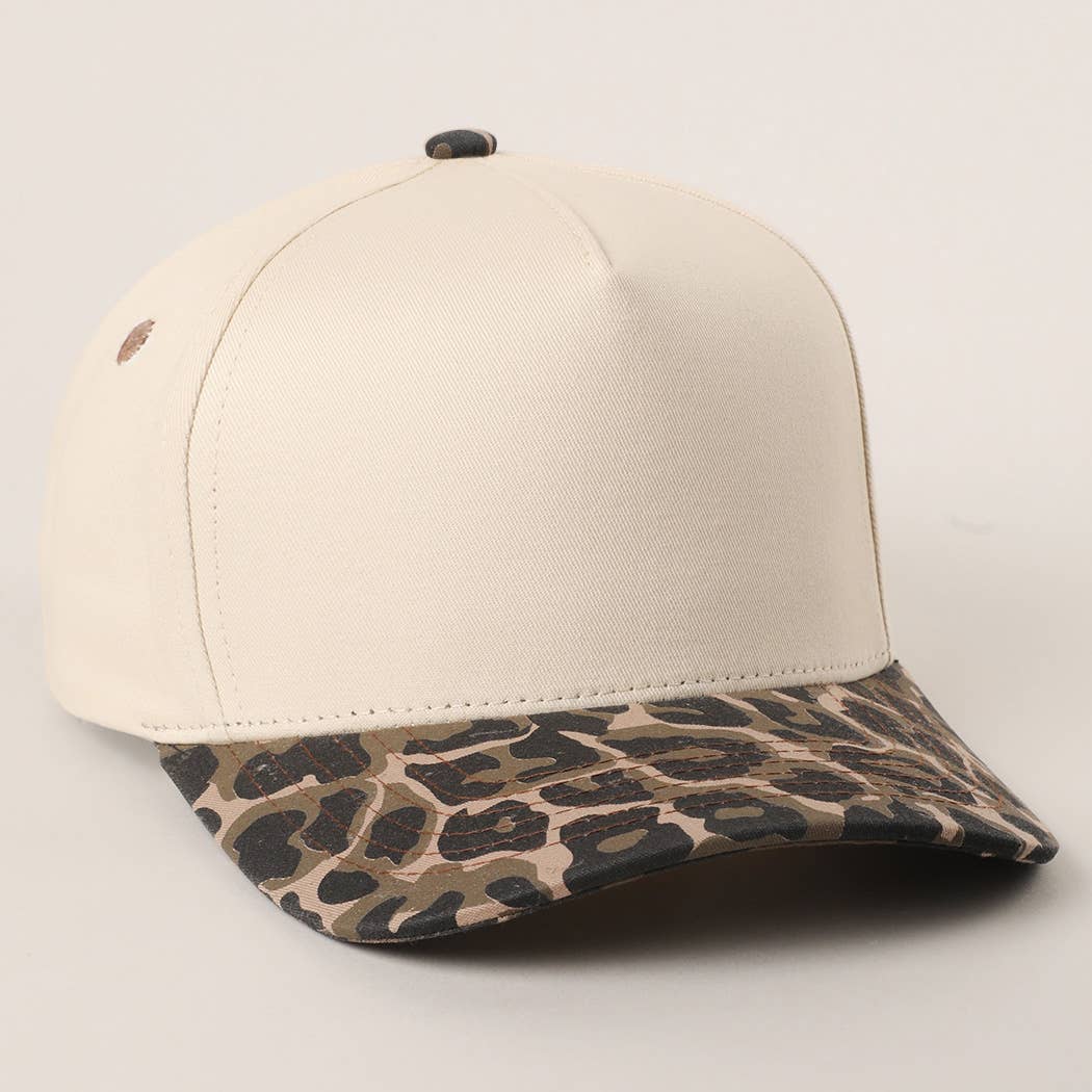 Two Tone Leopard Trucker