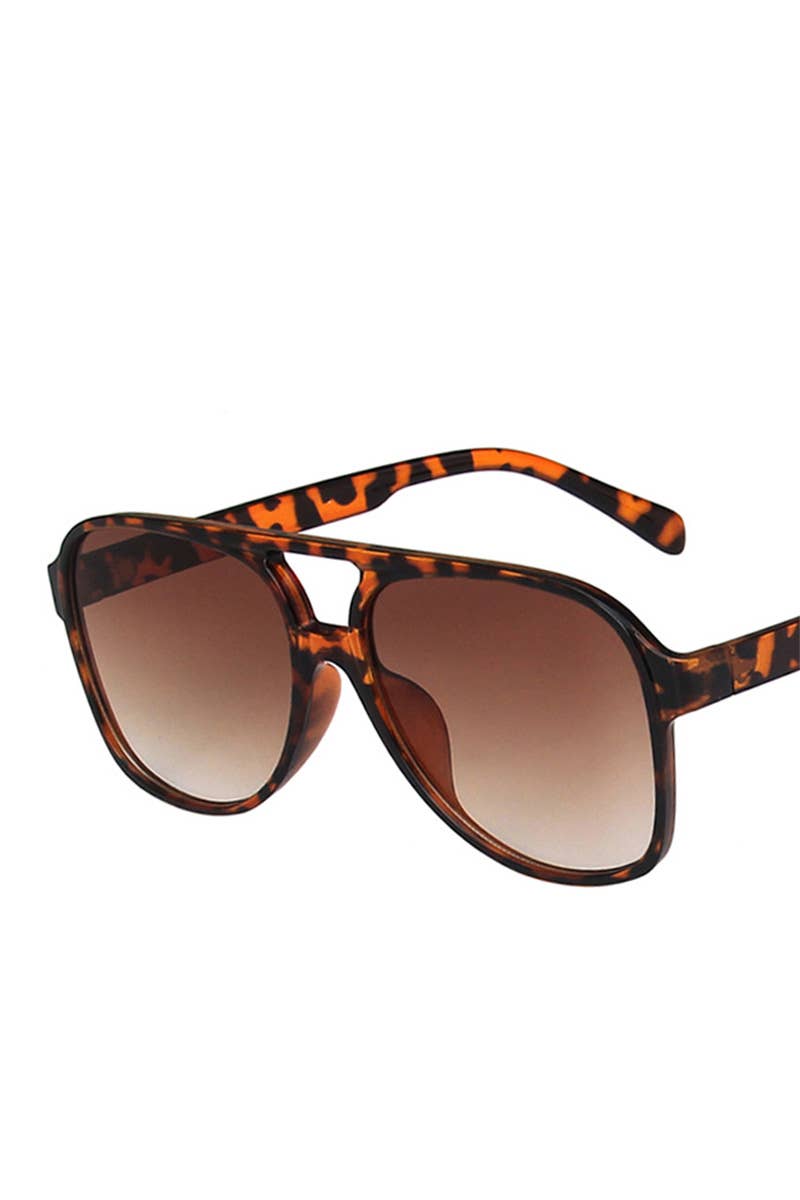 Vintage Double Bridge Aviator Sunglasses