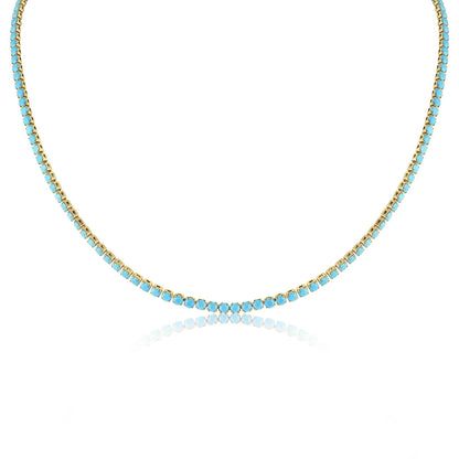 Turquoise Tennis Chain