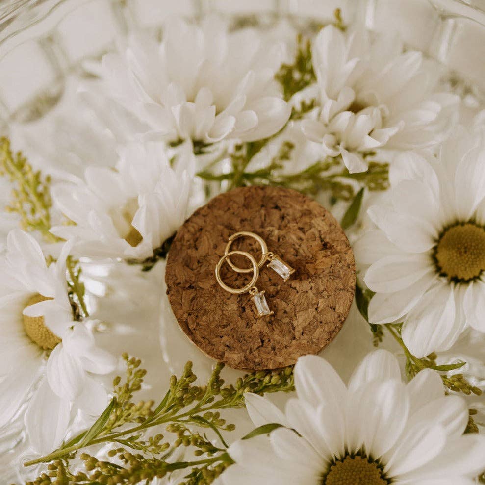 Sophie Baguette Dangle Earrings