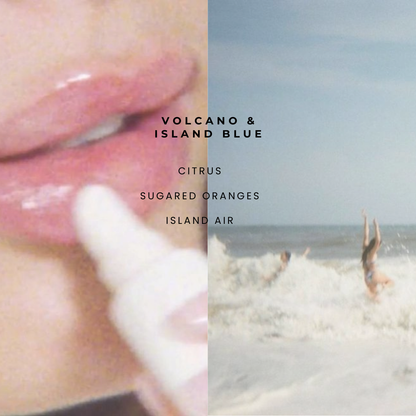 Volcano & Island Blue Car Diffuser