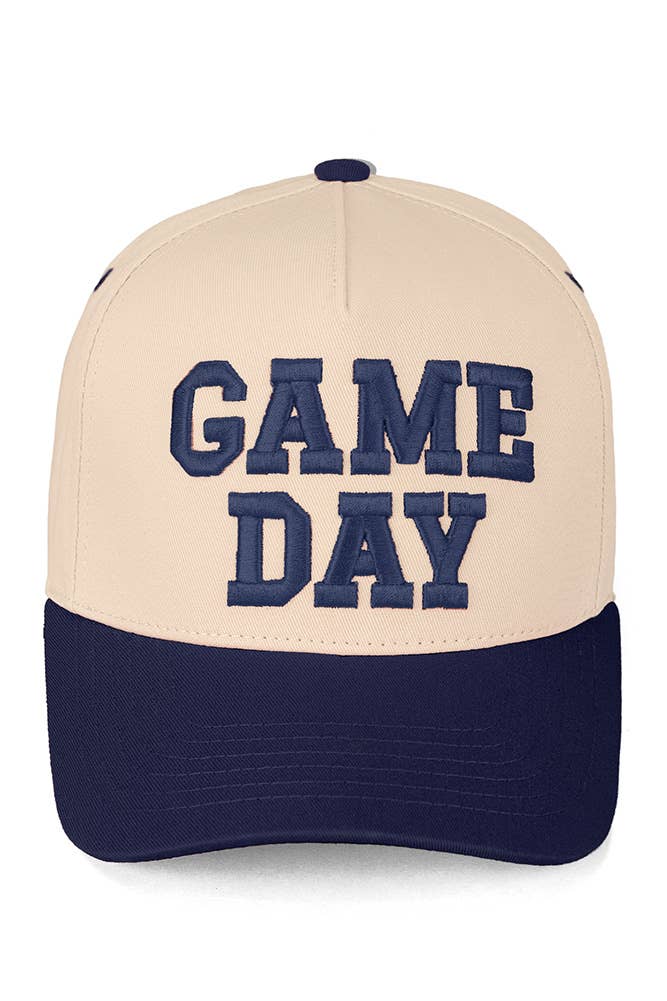 Game Day Canvas Trucker - Navy