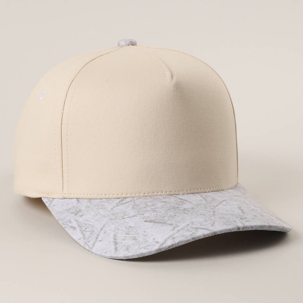 White Camo Trucker
