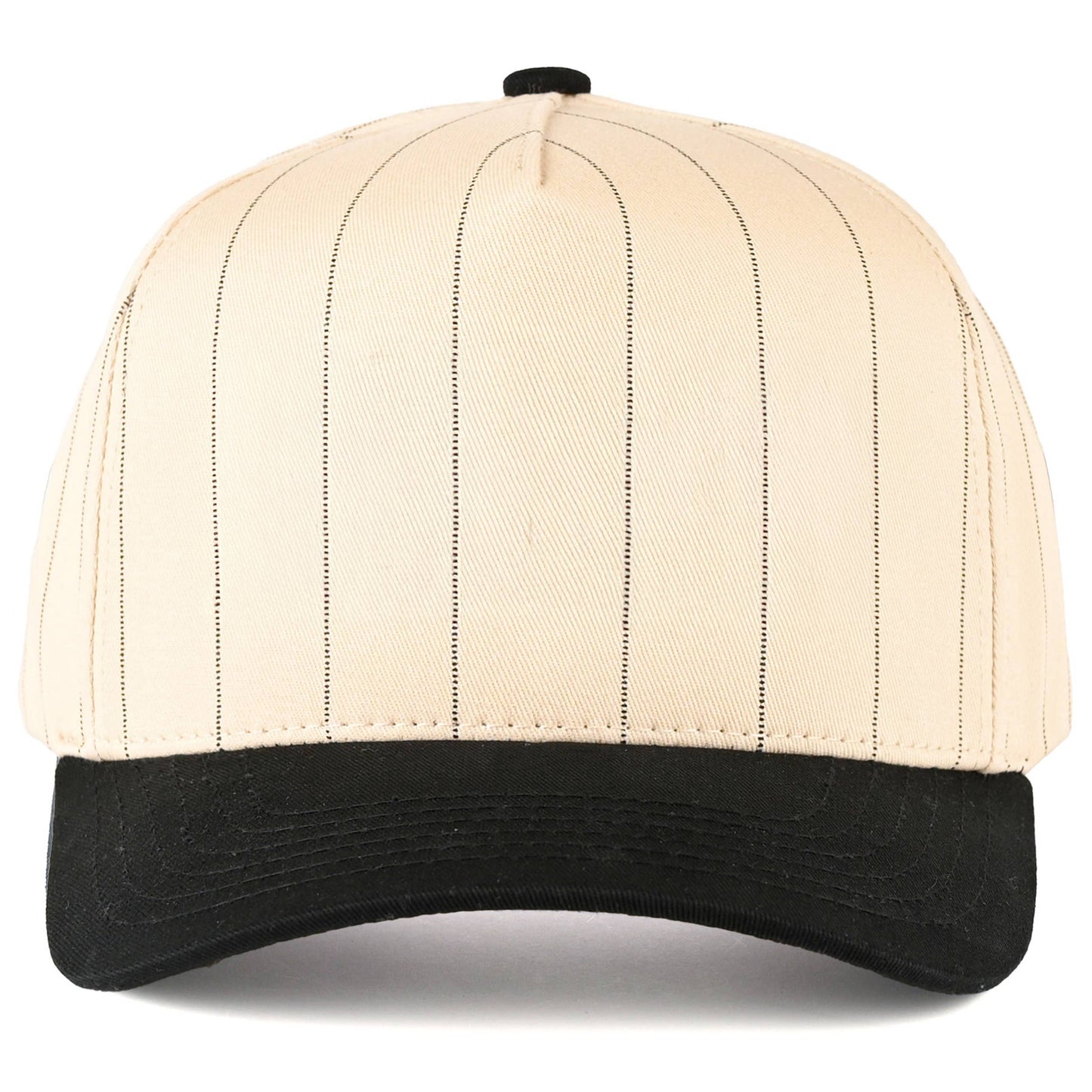 Pinstriped Canvas Trucker - Tan