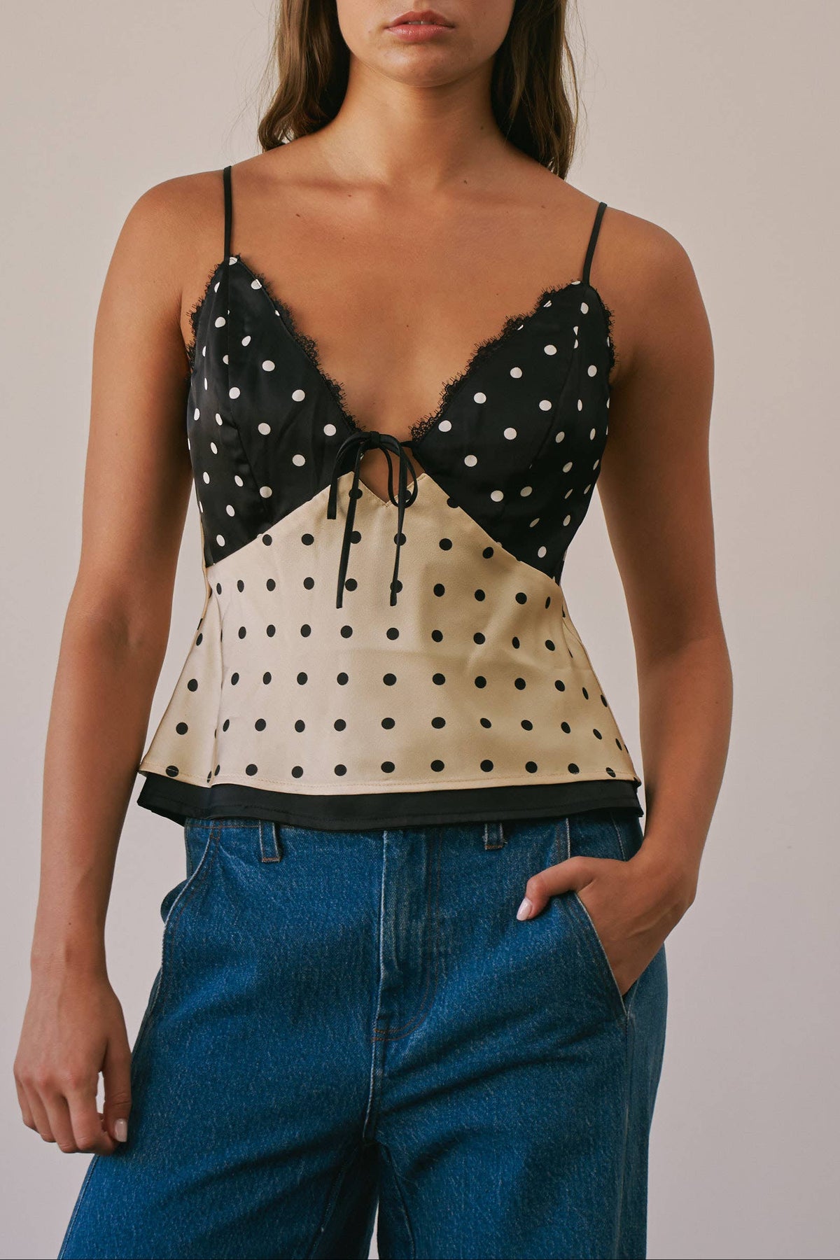 Polka Dot Reversible Cami