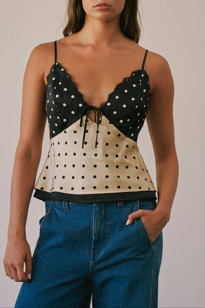 Polka Dot Reversible Cami