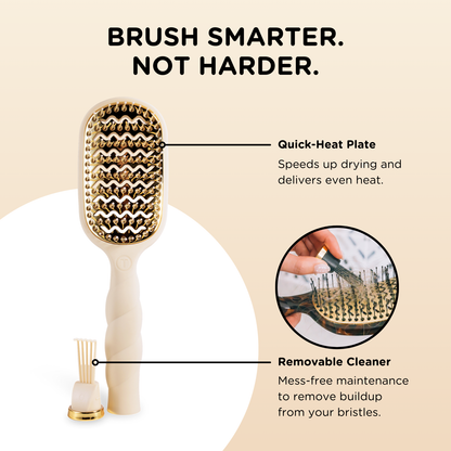 Vented Brush - Tan