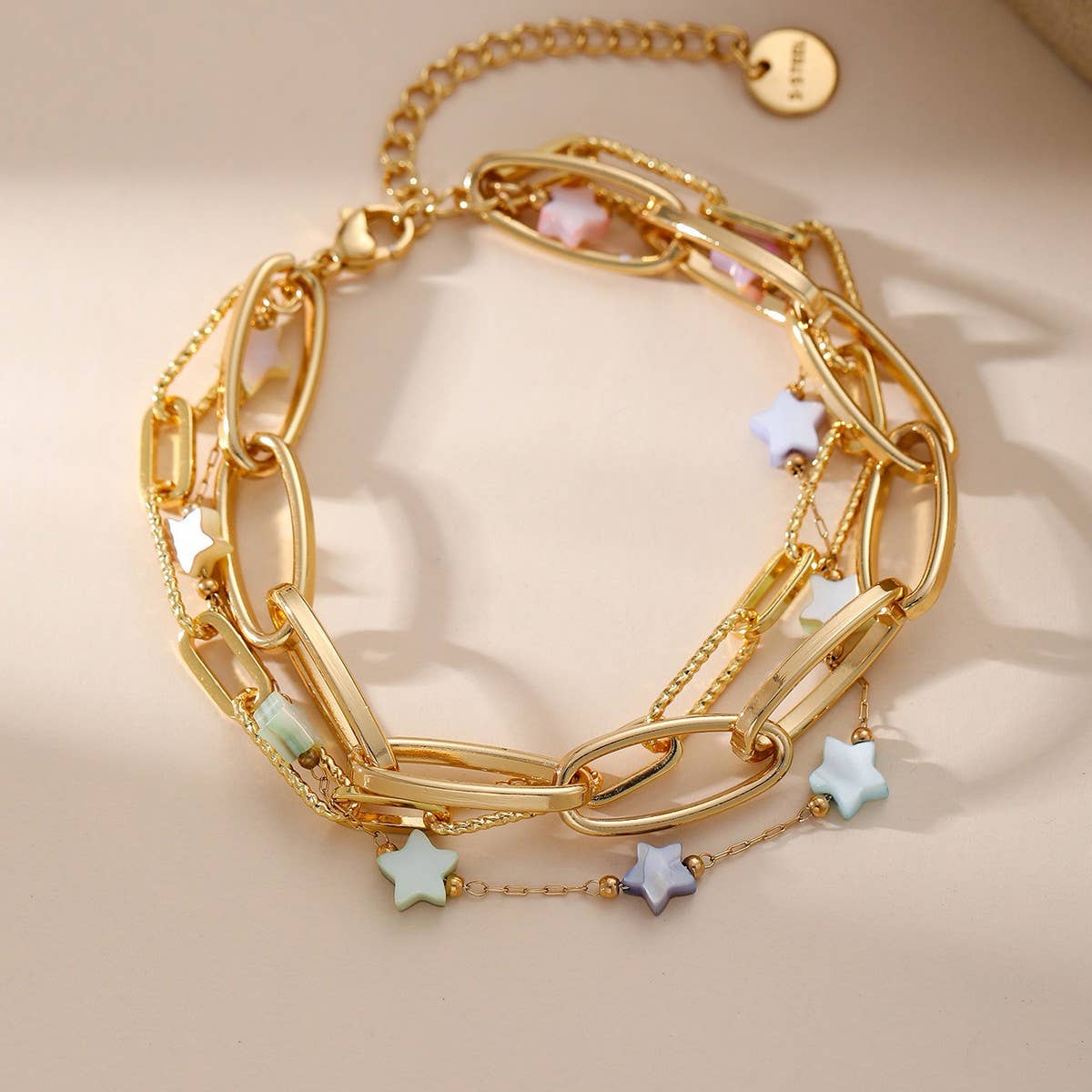 Layered Heart Bracelet